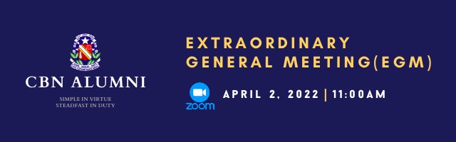 CBN Alumni Extraordinary General Meeting